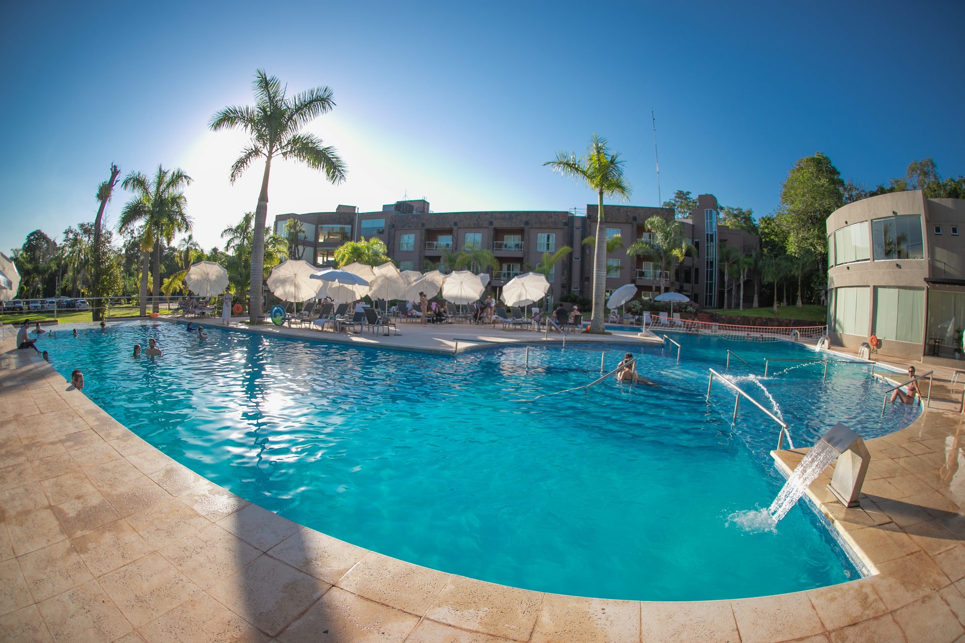 Pool at night — Falls Iguazú